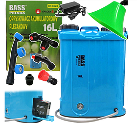 Акумуляторний обприскувач з насадкою 16 л ранцевий Bass Polska 8628