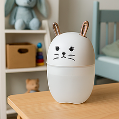 Зволожувач повітря для дитячої з підсвічуванням 220 мл очищувач повітря з ароматизацією водяний паровий Lugi