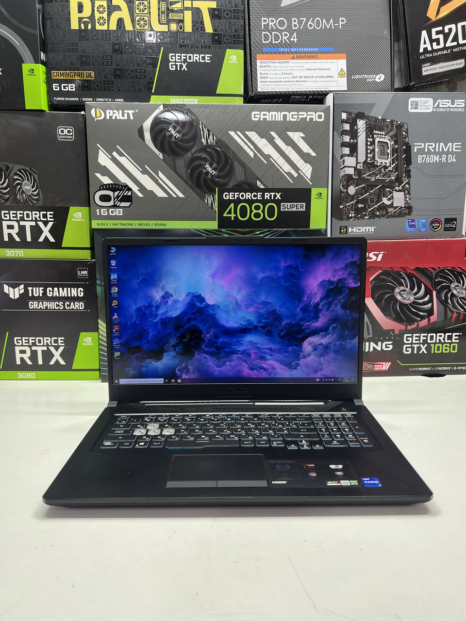 Ноутбук Asus TUF FX706 17.3" 144Hz|FHD|Intel Core i7-11800H|DDR4-32GB|SSD 512GB|Nvidia RTX 3050Ti 4GB