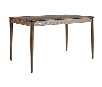 Стіл розкладний Eclipse 130+60 x 80 масив ясена темний горіх TM Lovko