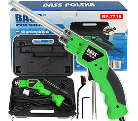 Термоніж для різання пінопласту та пластика 150 Вт  Bass Polska 7715 в кейсі  500ºС ,лезо 8 дюймів