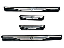 Накладки на пороги VOLKSWAGEN Golf 3 (хром-пласт) TAN24