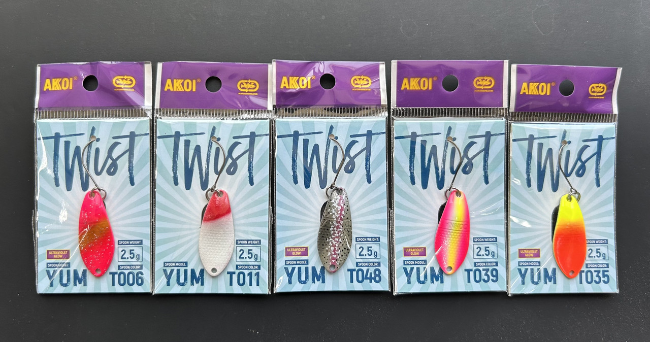 Блешня  обертова мікро блешня на форель Twist 2.5g (набір 5шт), фото 1