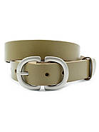 Жіночий шкіряний ремінь 2,8 х 100-115 см Weatro Оливковий, фото 3