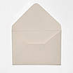 Конверт 162x113 мм, колір пряжене молоко, щільність 210 г\кв м, КОМПЛЕКТ 10 шт., фото 2