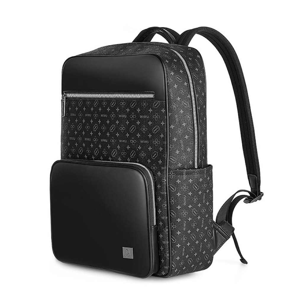 Рюкзак для ноутбука Wiwu Master Fingerprint Lock Backpack 15.6" Black, фото 1