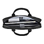 Сумка для ноутбука Wiwu Hali Laptop Bag 14" Black, фото 8