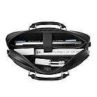 Сумка для ноутбука Wiwu Master Fingerprint Lock Brief Case 16" Black, фото 6