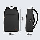 Сумка для ноутбука Wiwu Pilot Backpack 15.6" Black, фото 6