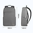 Сумка для ноутбука Wiwu Pilot Backpack 15.6" Grey, фото 7