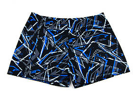 Оптом чоловічі боксери для купання (арт. 25-13-261) чорний з синім 48-56рр