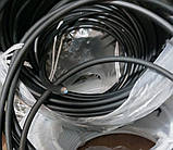 Провід мідний з'єдувальний ПВС 2х0,75/100 кабель двожильний Horoz Electric чорний гнучкий, фото 5