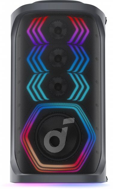Колонка портативна Anker Soundcore Rave 3S 200 Вт Bluetooth 5.3 BassUp PartyCast, LED-підсвічування, караоке 2  мікрофони, IPX4,, фото 1