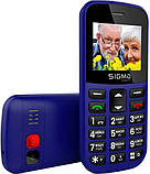 Мобільний телефон Sigma Comfort 50 EASY TYPE-C Blue, фото 5
