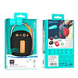 Колонка портативна HOCO HC17 Easy joy sports BT speaker  |BT5.3, TWS, FM/TF/USB, 2h| Black, фото 4