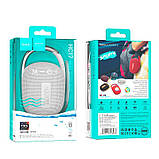 Колонка портативна Hoco HC17 Easy joy sports BT speaker |BT5.3, TWS, FM/TF/USB, 2h| Grey, фото 4