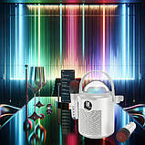 Колонка портативна HOCO BS59 Pearlescent BT speaker with 2 мікрофони |BT5.1, TWS/TF/AUX, 5h| Grey, фото 5