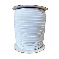 Коса-бейка трикотажна зігнута 20 мм білий