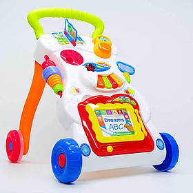 Ходунки-каталка 3в1 «Музичні кроки» ua0801 - іграшка для перших кроків і розвитку
