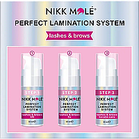 Набор для Ламинирования ресниц и бровей Nikk Mole "Perfect lamination system" 3х10 мл