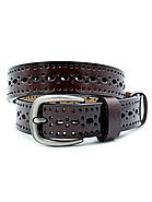 Жіночий шкіряний ремінь 2,8 х 100-115 см Weatro Темно-коричневий, фото 2