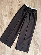 Опт Брюки-палаццо  для дівчат, р. 134-158, чорні