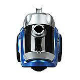 Вакуумний контейнерний пилосос циклонного типу Hoffmans HM-8801 Пилосос без мішка 1800W для сухого прибирання Синій, фото 4