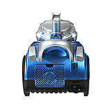 Вакуумний контейнерний пилосос циклонного типу Hoffmans HM-8801 Пилосос без мішка 1800W для сухого прибирання Синій, фото 9