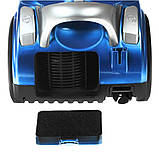 Вакуумний контейнерний пилосос циклонного типу Hoffmans HM-8801 Пилосос без мішка 1800W для сухого прибирання Синій, фото 5