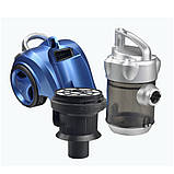 Вакуумний контейнерний пилосос циклонного типу Hoffmans HM-8801 Пилосос без мішка 1800W для сухого прибирання Синій, фото 3