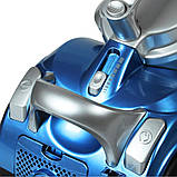 Вакуумний контейнерний пилосос циклонного типу Hoffmans HM-8801 Пилосос без мішка 1800W для сухого прибирання Синій, фото 6