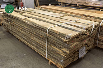 Дошка необрізна граба 32 мм, екстра ґатунок