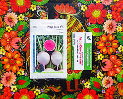 Насіння редьки Ред Міт F1 (Takii Seeds), 1 г — середньостиглий гібрид (60 днів), японська редька