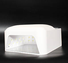 UV/LED-лампа для сушіння нігтів Global Fashion L1004, 100 Вт, Біла