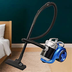 Контейнерний пилосос циклонного типу Hoffmans HM-8801 без мішка Вакуумний пилосос 1800W для сухого прибирання Синій