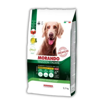 Сухий корм для собак середніх та великих порід Morando (Морандо) Tradizioni Medium & Maxi з куркою та овочами 2.5 кг, фото 1