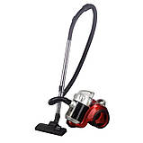 Вакуумний контейнерний пилосос циклонного типу Hoffmans HM-8801 Пилосос без мішка 1800W для прибирання Червоний, фото 10