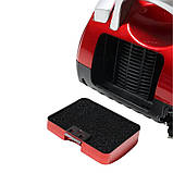 Вакуумний контейнерний пилосос циклонного типу Hoffmans HM-8801 Пилосос без мішка 1800W для прибирання Червоний, фото 5