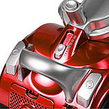 Вакуумний контейнерний пилосос циклонного типу Hoffmans HM-8801 Пилосос без мішка 1800W для прибирання Червоний, фото 3