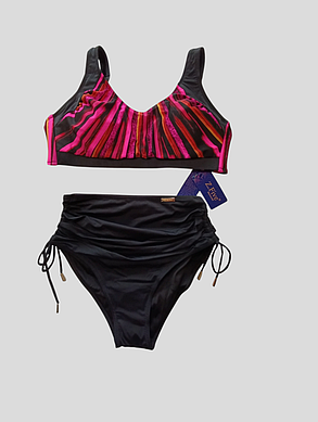 Купальник 2025 для полных 56088-5 Z.Five малиновый (В НАЛИЧИИ ТОЛЬКО 50 52 54 56 58 УКР р-ры), фото 2