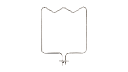 Тен для духовки, 330*380 мм, 1300 Вт, Beko 262900002, Sanal