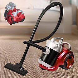 Контейнерний пилосос циклонного типу Hoffmans HM-8801 без мішка Вакуумний пилосос 1800W для прибирання Червоний