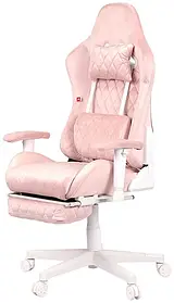 Крісло геймерське Аклас Харлі R OT-R299H рожеве | Тканина | Релакс | Ергономічне | До 120 кг
