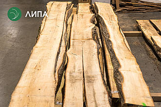 Дошка необрізна липи 52 мм, 1 ґатунок