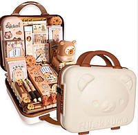 Набір канцелярії у валізі у формі Капібара, Подарунковий набір канцелярії 55в1 у валізі для малювання