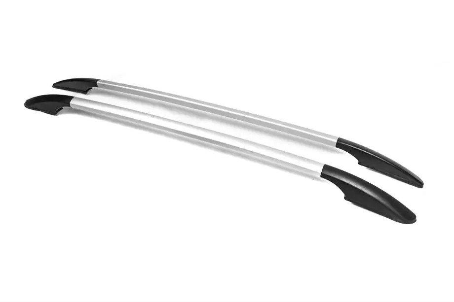 Рейлінги OmsaLine Solid для Ford Fusion (2002-2009) сірі (2 шт), фото 1