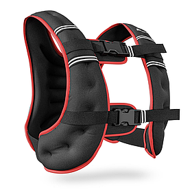 Жилет-обтяжувач Hop-Sport HS-005WW 5 кг для фітнесу, бігу, кросфіту | Чорний