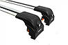 Багажник (поперечини) на інтегровані рейлінги Ecem V2 120 см (2 шт) Чорний для Volkswagen Touareg 2018- рр, фото 9