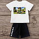 Комплект дитячий футболка і шорти Roblox Роблокс, фото 2