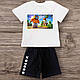 Комплект дитячий футболка і шорти Roblox Роблокс, фото 7
